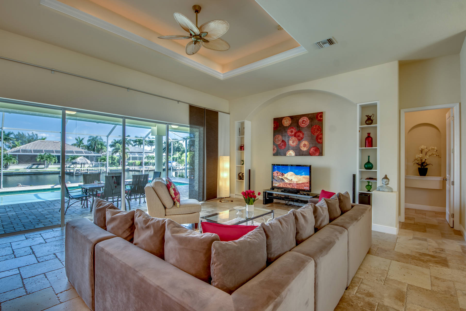 Living room in Florida